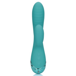  Loveline Vibro Rabbit Gonflable Flatblue 11 x 3.5cm